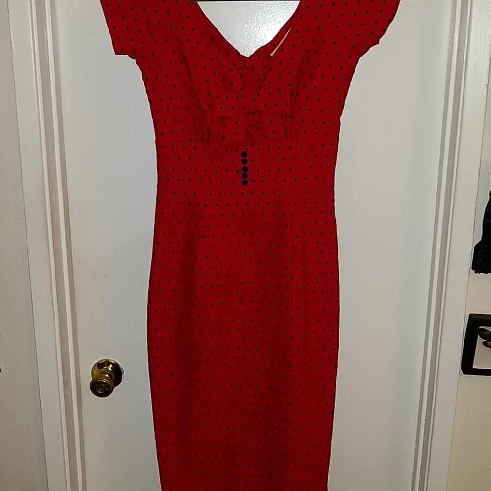 40's Style Polka Dot Dress